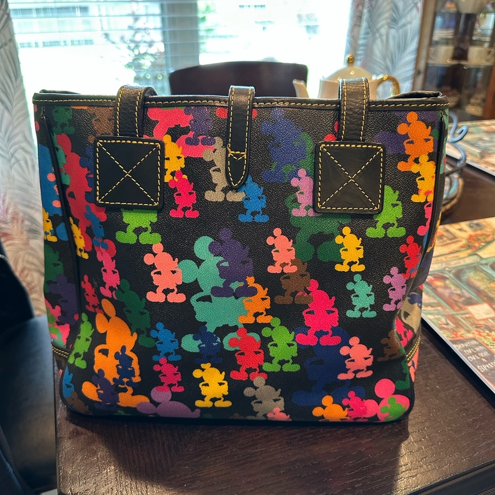 Dooney & Bourke Colorful Mickey Mouse Tote - Picture 2 of 8